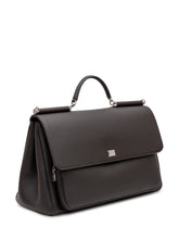 DOLCE & GABBANA - Borsa Odissea Strutturata con Manico - Marrone - LIDIASHOPPING® - Official Website