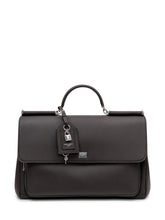 DOLCE & GABBANA - Borsa Odissea Strutturata con Manico - Marrone - LIDIASHOPPING® - Official Website