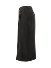 DOLCE & GABBANA - Gonna Midi con Spacco Frontale - Nero - LIDIASHOPPING® - Official Website