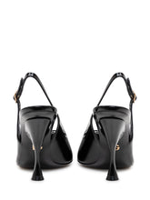 DOLCE & GABBANA - Slingback con Tacco Svasato - Nero - LIDIASHOPPING® - Official Website