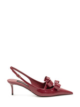 DOLCE & GABBANA - Slingback a Punta con Fiocchi - Rosso - LIDIASHOPPING® - Official Website