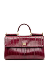 DOLCE & GABBANA - Borsa Anguilla a Mano con Patta - Rosso - LIDIASHOPPING® - Official Website