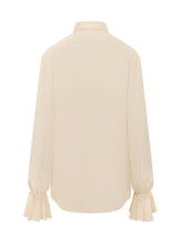 ALBERTA FERRETTI - Camicia con Volant Frontali - Rosa - LIDIASHOPPING® - Official Website