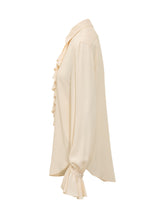 ALBERTA FERRETTI - Camicia con Volant Frontali - Rosa - LIDIASHOPPING® - Official Website