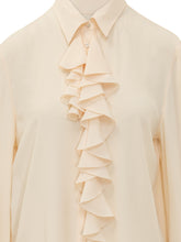 ALBERTA FERRETTI - Camicia con Volant Frontali - Rosa - LIDIASHOPPING® - Official Website