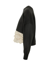 ALBERTA FERRETTI - Maglia Girocollo con Logo - Nero - LIDIASHOPPING® - Official Website