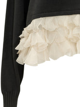 ALBERTA FERRETTI - Maglia Girocollo con Logo - Nero - LIDIASHOPPING® - Official Website