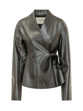 ALBERTA FERRETTI - Giacca Nappa Plonge - Nero - LIDIASHOPPING® - Official Website