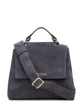 ORCIANI - Sveva Nabucco Top Handle Bag - Blue - LIDIASHOPPING® - Official Website