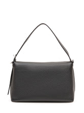 ORCIANI - Borsa Nana Soft Midi con Tracolla - Nero - LIDIASHOPPING® - Official Website