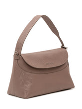 ORCIANI - Nana Soft Midi Flap Bag - Brown - LIDIASHOPPING® - Official Website