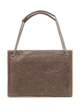 ORCIANI - Borsa a Spalla Venus con Patta e Catene - Marrone - LIDIASHOPPING® - Official Website