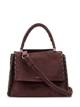 ORCIANI - Borsa Sveva M con Dettagli Intrecciati - Rosso - LIDIASHOPPING® - Official Website