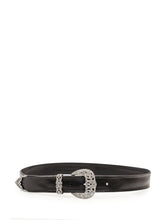 ORCIANI - Bull Soft Belt with Embellished Buckle - Black - LIDIASHOPPING® - Official Website