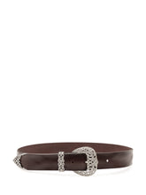 ORCIANI - Bull Soft Belt with Ornamental Buckle - Brown - LIDIASHOPPING® - Official Website