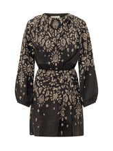 BA&SH - Beona Draped Dress - Black - LIDIASHOPPING® - Official Website