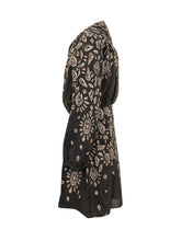 BA&SH - Beona Draped Dress - Black - LIDIASHOPPING® - Official Website