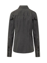 SPORTMAX - Pepli Pinstripe Shirt - Grey - LIDIASHOPPING® - Official Website