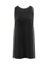 SPORTMAX - Talco Dress with Decorative Trims - Black - LIDIASHOPPING® - Official Website