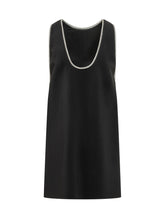 SPORTMAX - Talco Dress with Decorative Trims - Black - LIDIASHOPPING® - Official Website