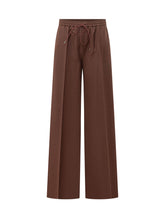 MAX MARA - Pantaloni Slalom a Gamba Ampia - Rosso - LIDIASHOPPING® - Official Website