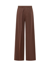 MAX MARA - Pantaloni Slalom a Gamba Ampia - Rosso - LIDIASHOPPING® - Official Website