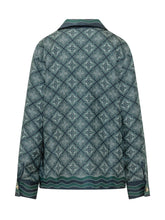 CASABLANCA - Pyjama Shirt with Geometric Motif - Green - LIDIASHOPPING® - Official Website