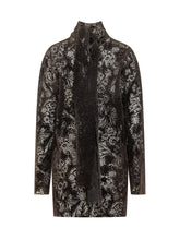 MSGM - Abito con Motivo Floreale Traforato - Marrone - LIDIASHOPPING® - Official Website