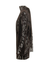MSGM - Abito con Motivo Floreale Traforato - Marrone - LIDIASHOPPING® - Official Website