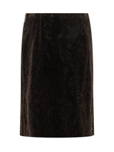 MSGM - Floral Lace Midi Skirt - Black - LIDIASHOPPING® - Official Website