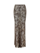 THE ANDAMANE - Nemesia Lace Maxi Skirt - Brown - LIDIASHOPPING® - Official Website