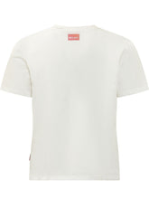 DIESEL - T-shirt with Abstract Motif - White - LIDIASHOPPING® - Official Website