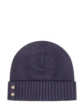 LAUREN RALPH LAUREN - Crest Beanie with Ribbed Turned Cuff - Blue - LIDIASHOPPING® - Official Website