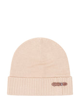 LAUREN RALPH LAUREN - Berretto a Coste con Fibbia Applicata - Beige - LIDIASHOPPING® - Official Website