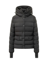 MONCLER GRENOBLE - Piumino Armoniques con Cappuccio - Nero - LIDIASHOPPING® - Official Website