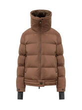 MONCLER GRENOBLE - Arabas Hooded Puffer Jacket with Fur Trim - Brown - LIDIASHOPPING® - Official Website