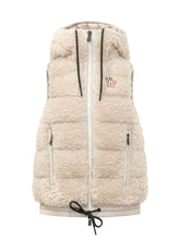 MONCLER GRENOBLE - Gilet con Cappuccio e Tasche Zip - Bianco - LIDIASHOPPING® - Official Website