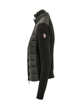 MONCLER GRENOBLE - Cardigan con Pannello Trapuntato - Nero - LIDIASHOPPING® - Official Website