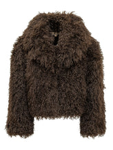 MICHAEL MICHAEL KORS - Cropped Jacket with Wide Collar - Brown - LIDIASHOPPING® - Official Website