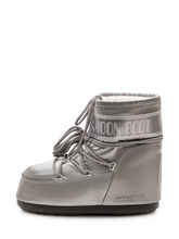 MOON BOOT - Stivali Icon Low Glance con Lacci - Grigio - LIDIASHOPPING® - Official Website