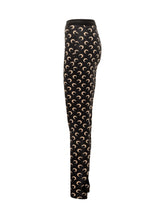 MARINE SERRE - Leggings con Stampa Moon All Over - Nero - LIDIASHOPPING® - Official Website