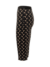 MARINE SERRE - Pantaloni con Stampa Moon All Over - Nero - LIDIASHOPPING® - Official Website