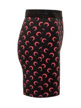 MARINE SERRE - Shorts Ciclista con Stampa Moon - Nero - LIDIASHOPPING® - Official Website