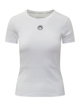 MARINE SERRE - Embroidered Moon Logo T-Shirt - White - LIDIASHOPPING® - Official Website