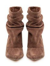 STEVE MADDEN - Flux Draped Ankle Boot with Heel - Brown - LIDIASHOPPING® - Official Website