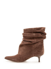 STEVE MADDEN - Flux Draped Ankle Boot with Heel - Brown - LIDIASHOPPING® - Official Website