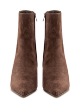 JEFFREY CAMPBELL - Joshuatree Ankle Boot with Geometric Heel - Brown - LIDIASHOPPING® - Official Website