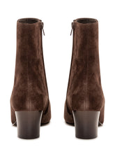 JEFFREY CAMPBELL - Joshuatree Ankle Boot with Geometric Heel - Brown - LIDIASHOPPING® - Official Website
