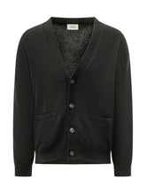 A PAPER KID - Knitted Cardigan with Patch Pockets - Black - LIDIASHOPPING® - Official Website