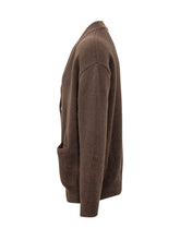 A PAPER KID - Knitted V Neck Cardigan with Pockets - Brown - LIDIASHOPPING® - Official Website